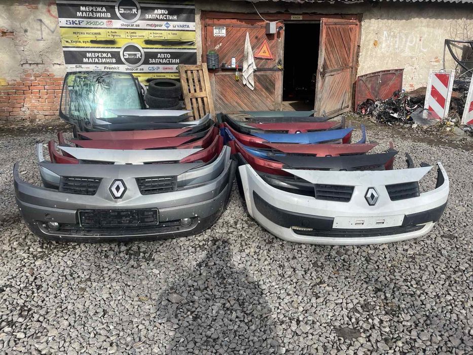 Передній Бампер Renault megane 2 оригінал scenic рено меган сценік