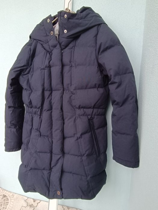 Женский Пуховик  тёмно-синего цвета Eluine