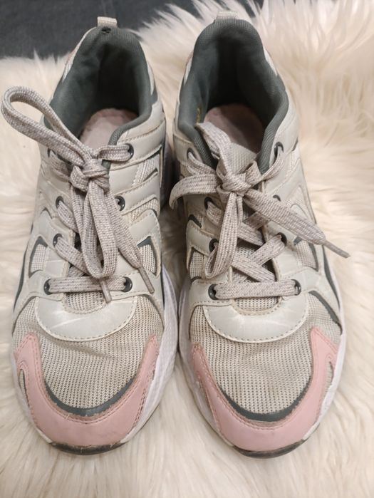 Buty sneakersy szaro-różowy dunnes stores 40