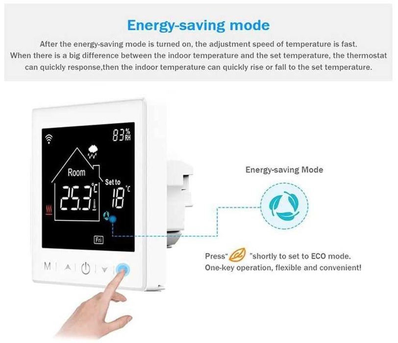 Termostat Wifi HUALANS do kotła gazowego