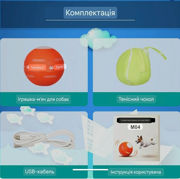 ХІТ SupreBall для собаки іграшка