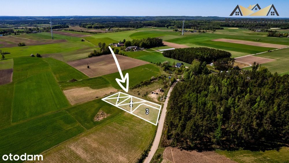 3 działki budowalne | Plan miejscowy | Pobłocie!