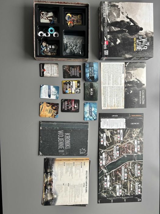 Gra planszowa this war of mine + 2 dodatki + gratis
