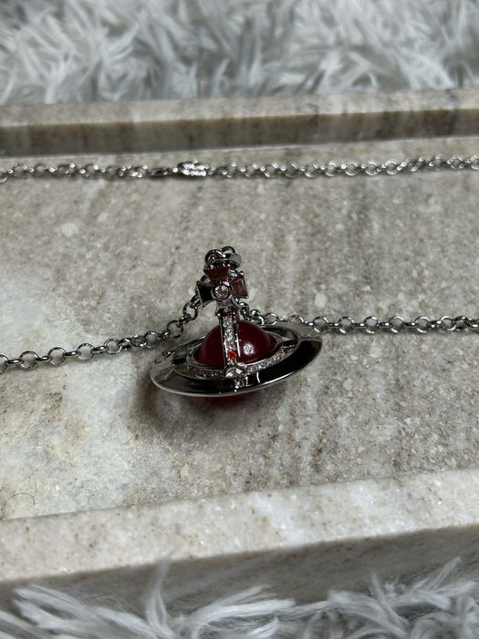 Vivienne Westwood Necklace Orb Red підвіска кулон