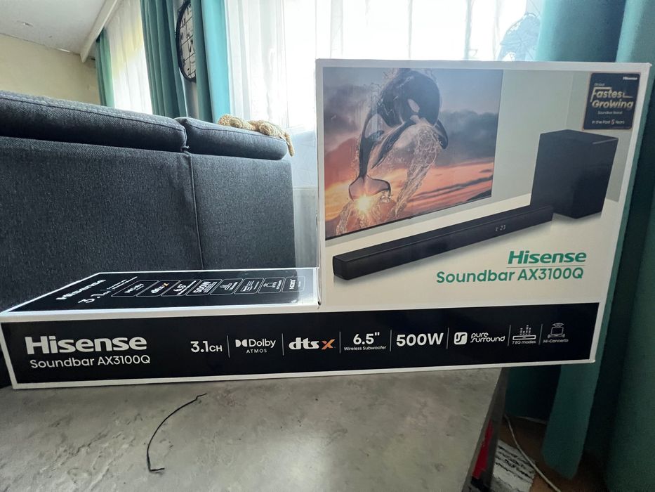 Bezprzewodowy subwoofer
Soundbar HISENSE AX3100Q