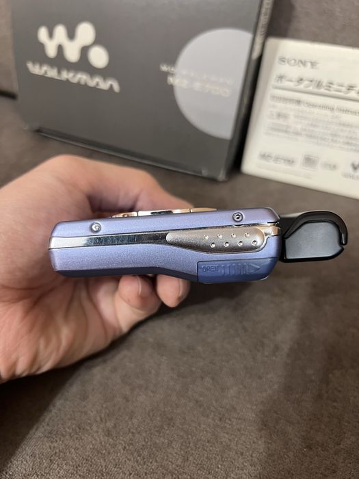 Sony MD-Walkman MZ-E30 Niebieski Zestaw