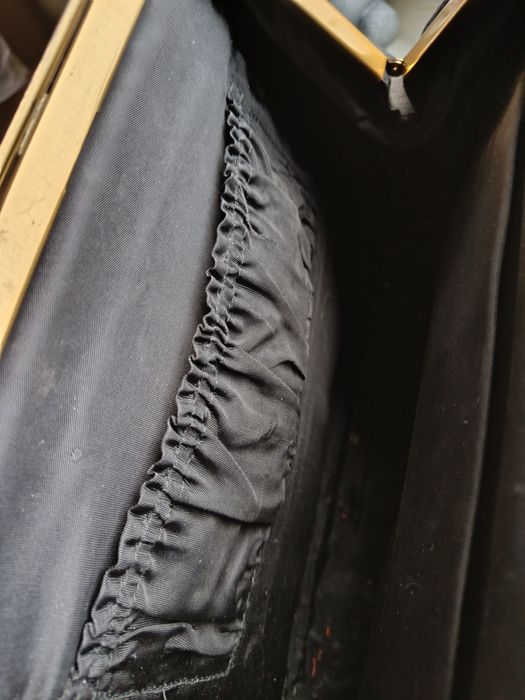 Torebka skóra strusia vintage retro lata 60