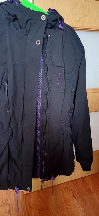 Kurtka damska zimowa roz.38-40 czarna,sportowa oddychającą,