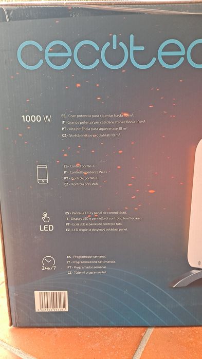 Radiador/convector 1000w c/wifi
