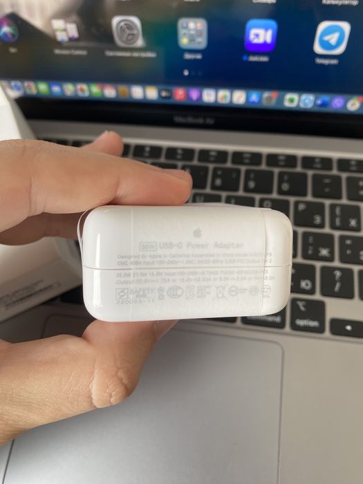 Блок адаптер зарядка Apple 35 W ватт юсб - с type-c usb-c