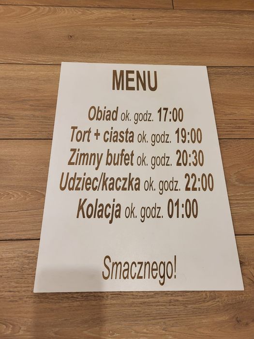 Tablice informacje ślubne