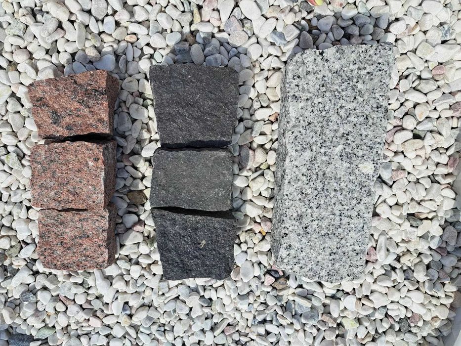 kostka czarna, grafitowa "Szwed"  8/11 cm