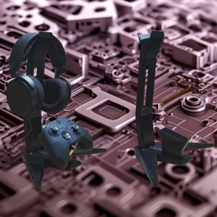Suporte para comando + headset - Controller holder/stand.64286105273219121