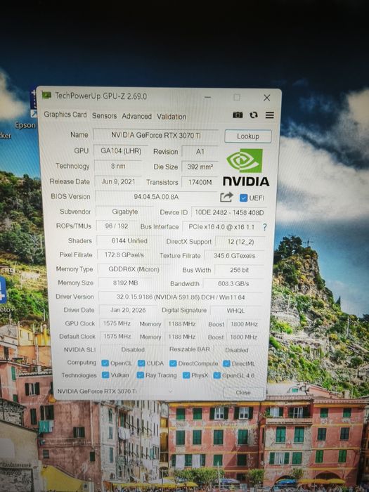 Karta Graficzna Gigabyte RTX 3070 TI