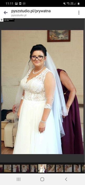 Sprzedam suknie ślubną ecru