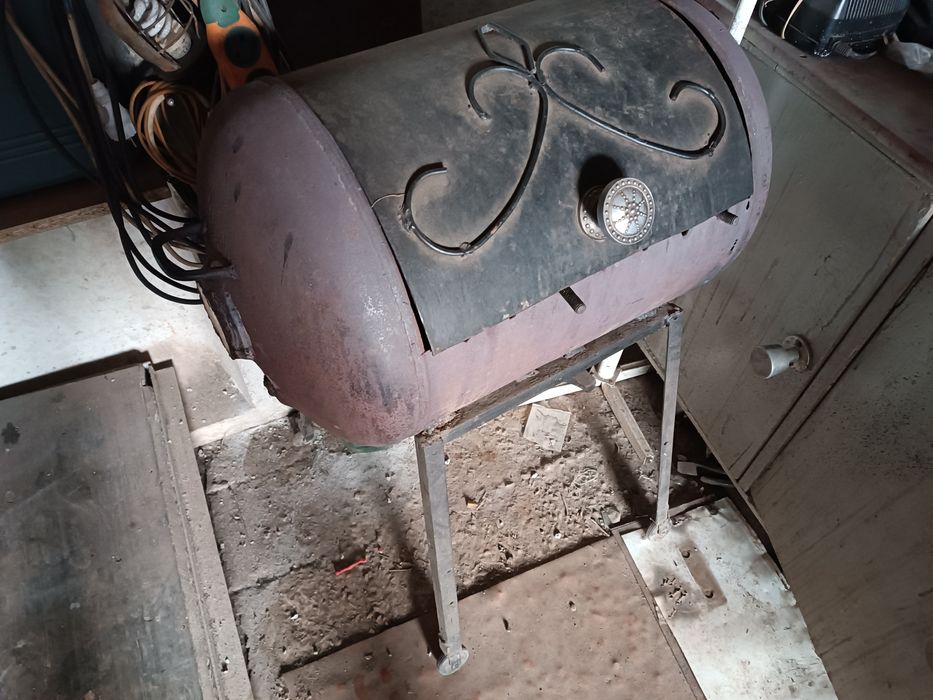 Мангал гриль самодельный