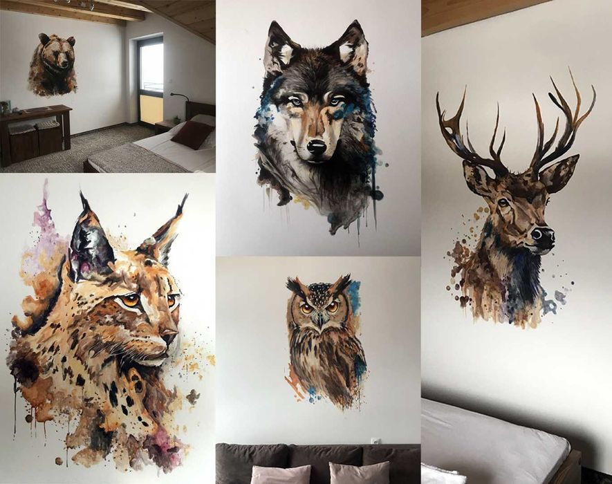 Murale / Malarstwo ścienne / Graffiti