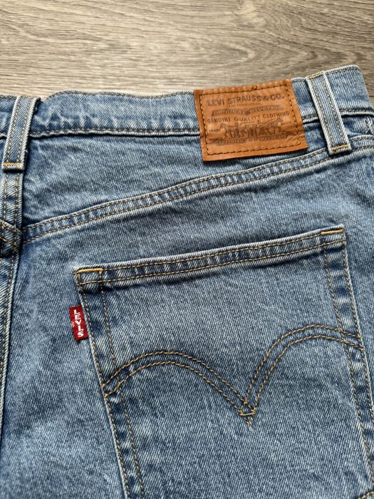 Женакие шорты мом Levis ribcage denim jean shorts - 32