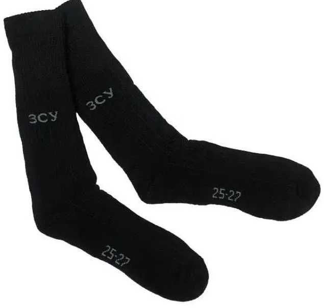 Шкарпетки ЗСУ трекінгові олива,чорні