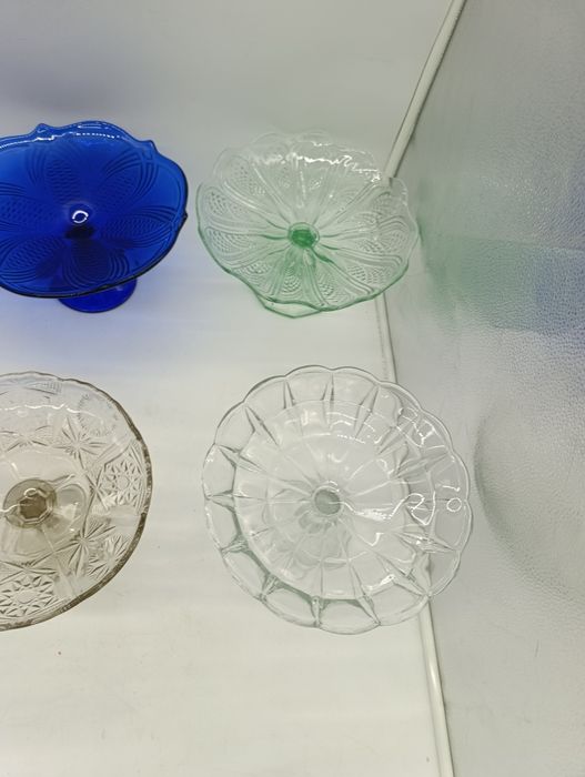 Стеклянная фруктовница конфетница ваза для конфет мороженница СССР