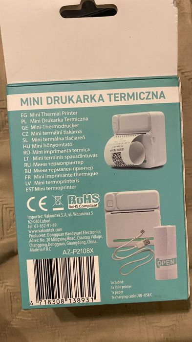 Mini drukarka do zdjęć