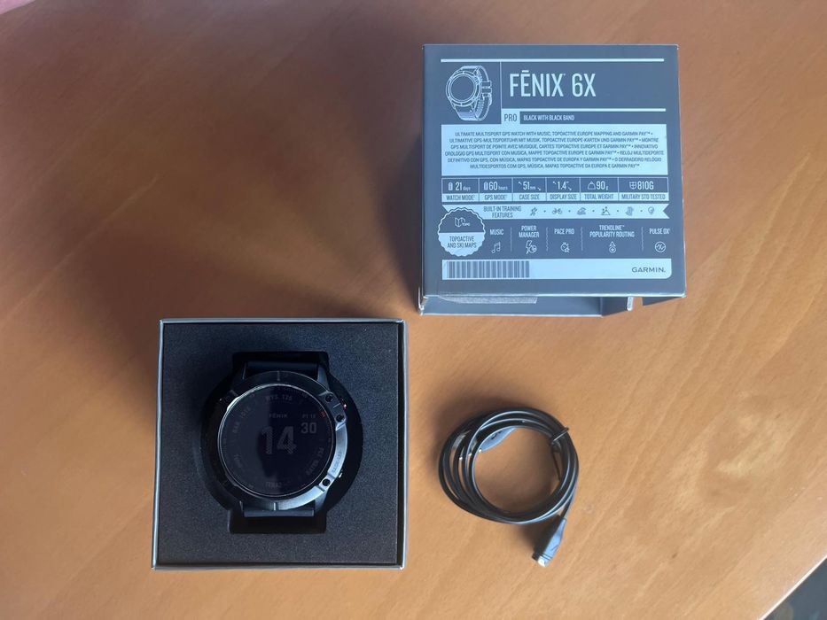 Zegarek Garmin Fenix 6x Pro Jak Nowy!