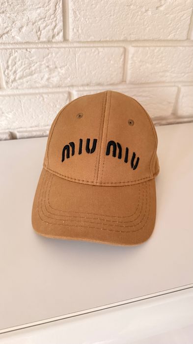 Czapka z daszkiem Miu Miu