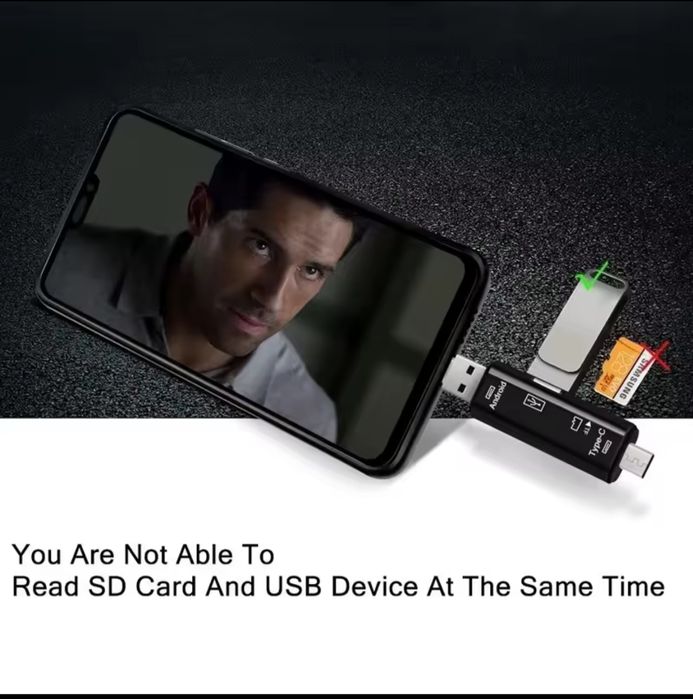 Картрідер Card Reader USB3.0 & USB C 5в1