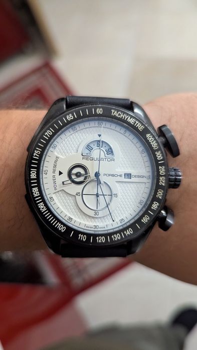 Часы Porsche Design chronograph, годинник хронограф 100м