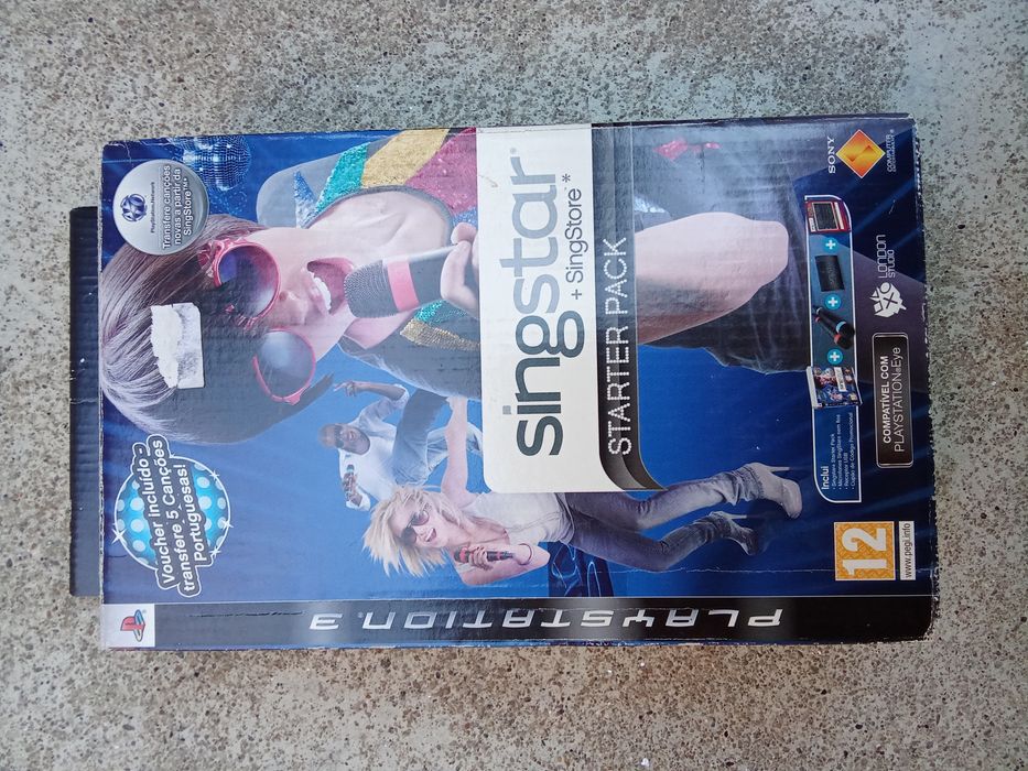 Singstar PS3 - com dois microfones sem fios - Novo e sela