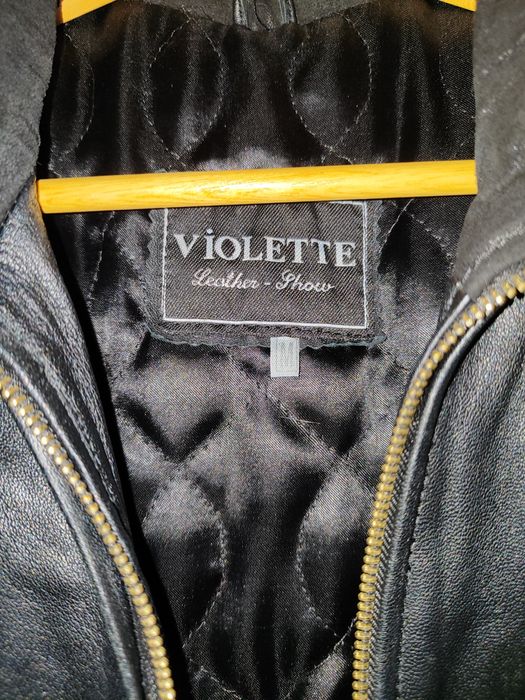 Плащ кардиган кожаный