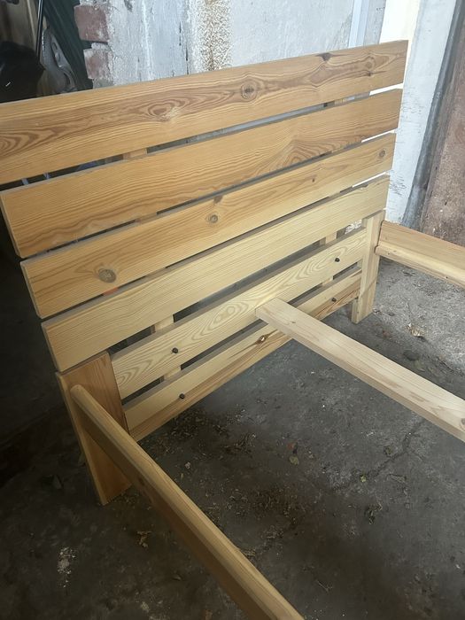 Łóżko dla seniora 120X200 wysokie z materacem