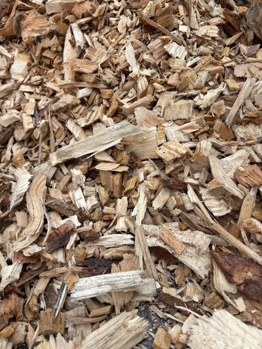 Zrębka workowana  czysta z drewna , tani opał