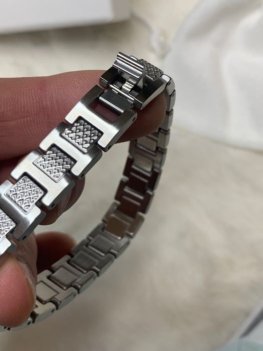 Браслет Lacoste/сріблястий браслет лакоста