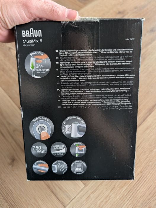 Braun Multimix 5 HM 5107 nowy nieodpakowany