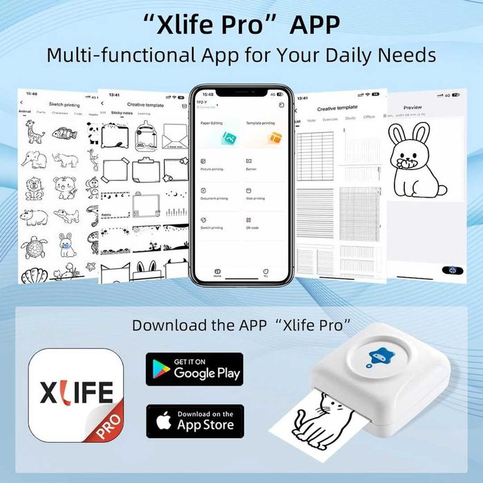 Impressora de bolso vretti Mini TP2-Y