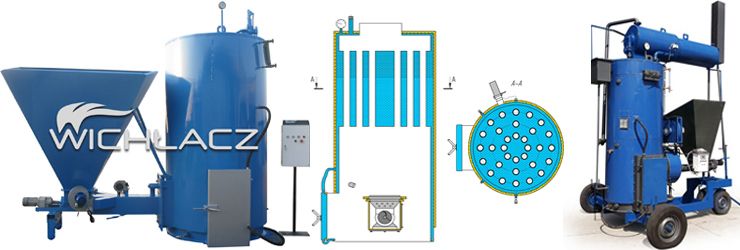 Пеллетный ПАРОГЕНЕРАТОР WICHLACZ WP мощностью 0,1 - 1,5 тонны пара в ч