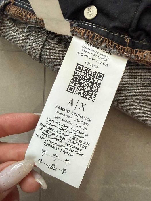 Джинсова спідниця Armani Exchange