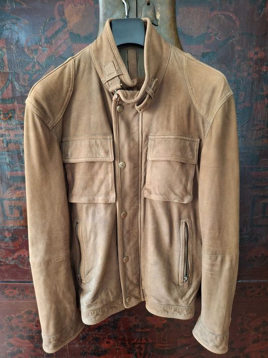 Blusão Massimo Dutti em pele