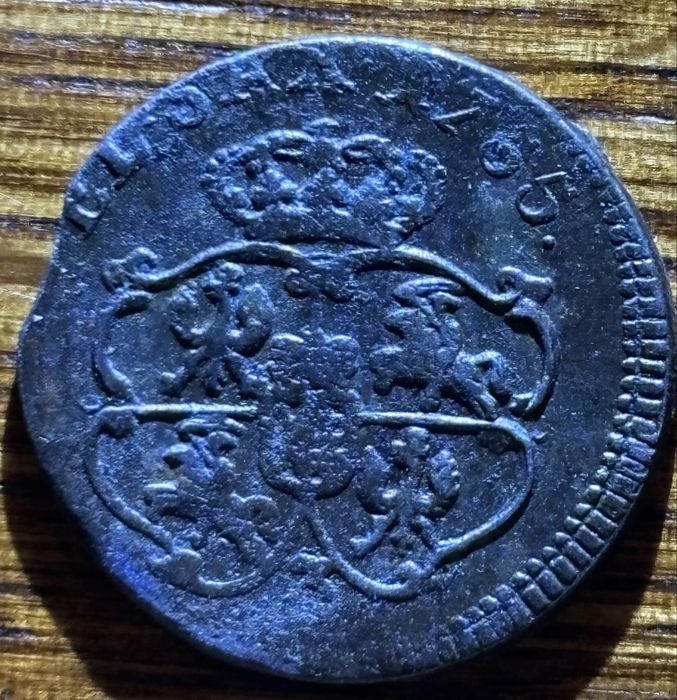 Grosz 1755 -3- August III Sas RR
