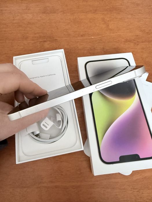 Iphone 14 plus white 128Gb z polskiej dystrybucji i oryginalnym pudelk