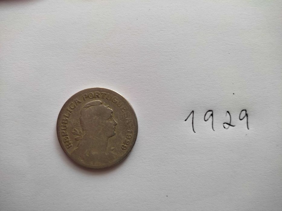 moedas da republica- 1 escudo 1929