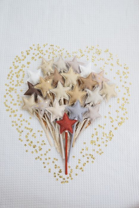 Szycie Lniana różdżka dla dziecka