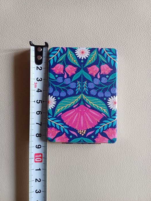 Espelho de bolso com motivos florais - NOVO