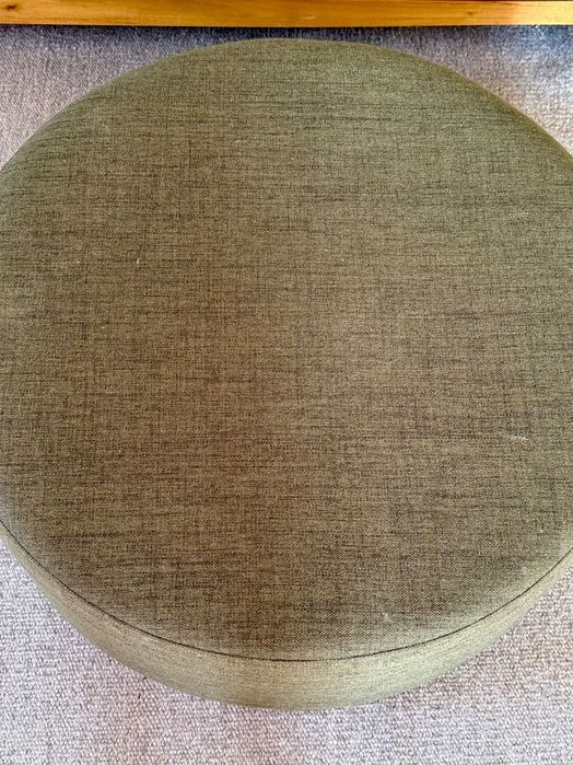 Puff noo.ma Folk Pouf – Wide, Italian Olive