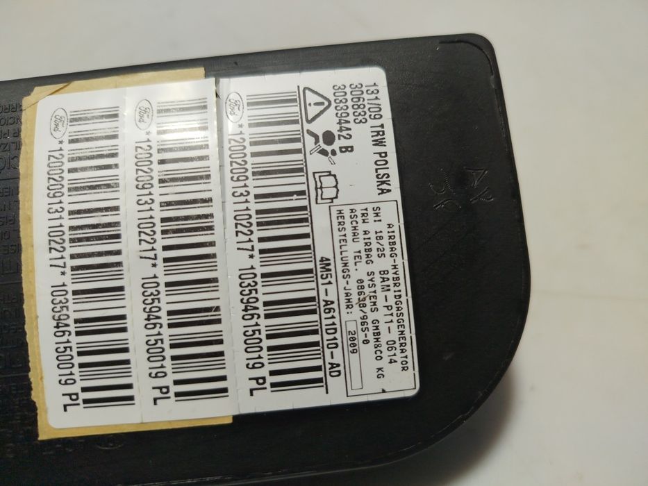 Airbag banco direito FORD Focus II (DA_)