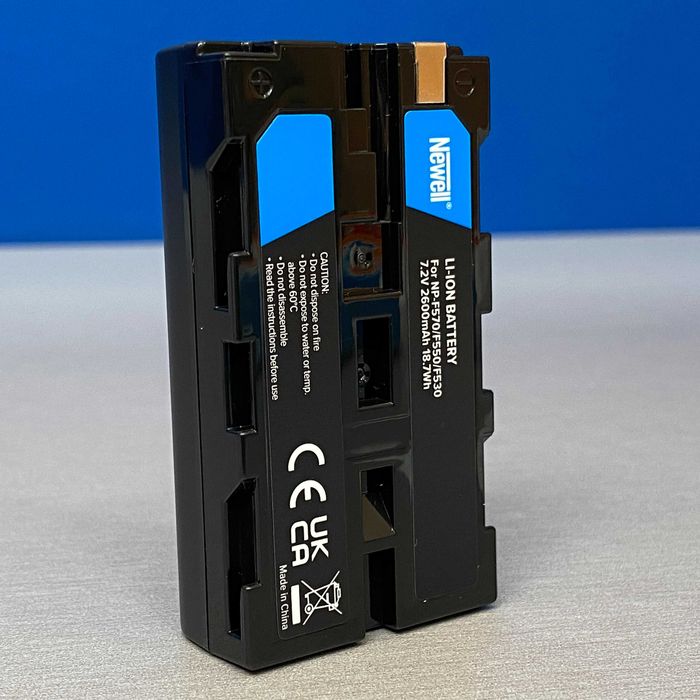 Carregador Duplo Newell + 2x Baterias NP-F570 | F550 | F530 | NOVO