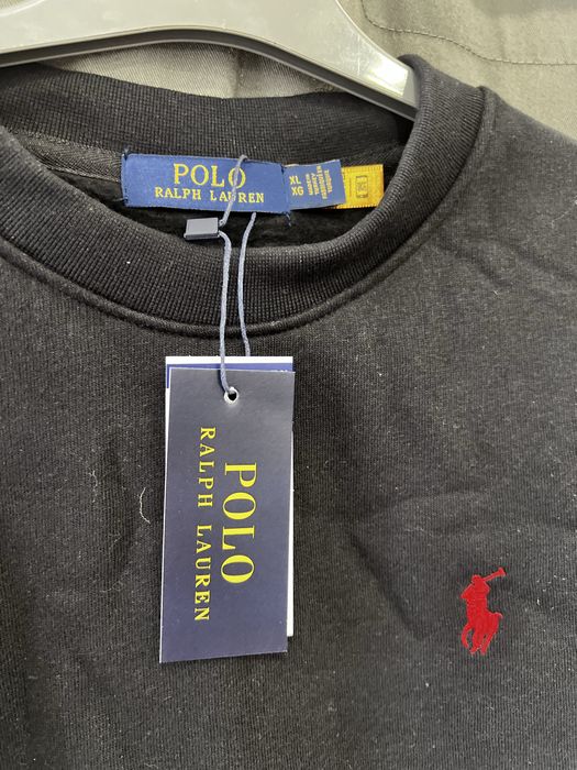 Sweat cardada preta Polo Ralph Lauren - NOVO