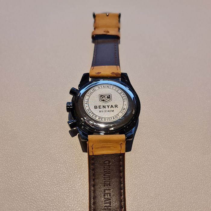Relógio de Pulso Benyar - Analógico com Pulseira de Couro