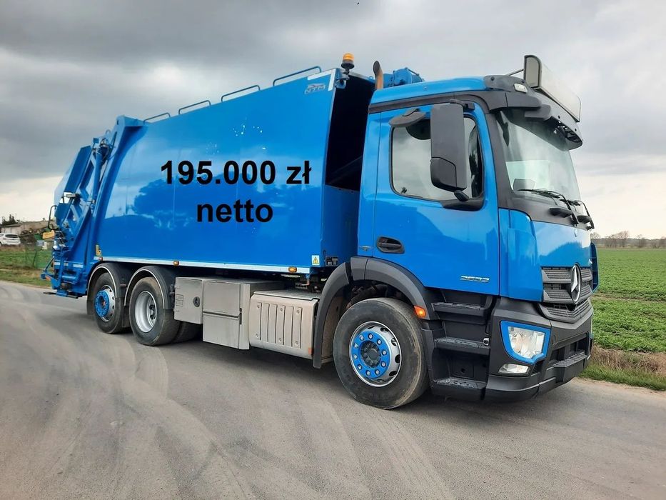 Mercedes-Benz Antos 2532  Śmieciarka , NTM , euro 6 , Mercedes-Benz Antos LEASING 105%